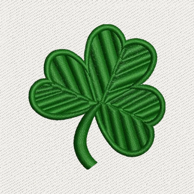 Lucky Shamrock Embroidery Design