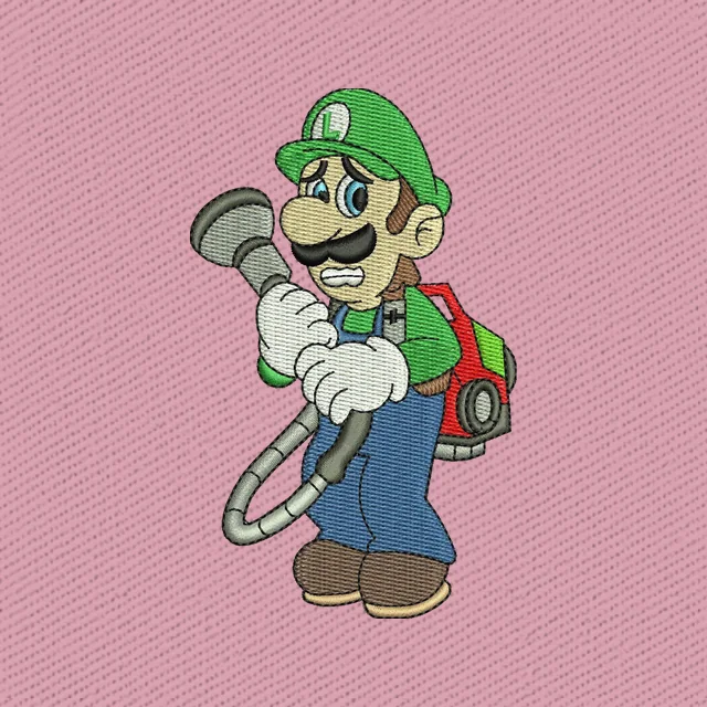 Luigi del juego de Super Mario