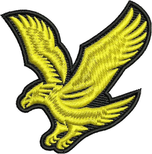 Ricamo Logo Lyle and Scott su tessuto