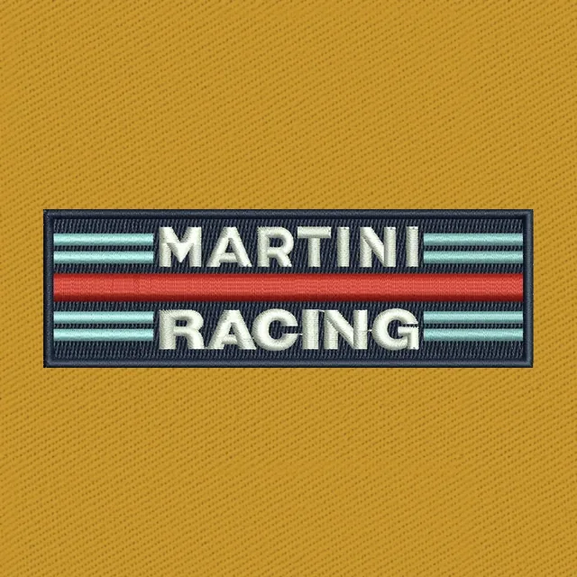 Martini Racing Team Logo Embroidery Design