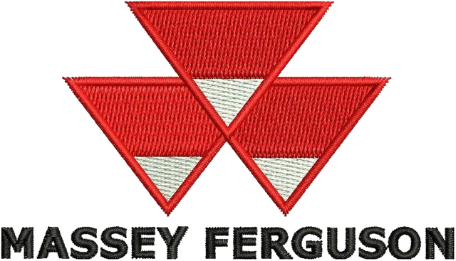 Ricamo Logo Massey Ferguson su tessuto