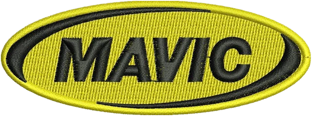 Motif de broderie Mavic Logo brodé sur tissu