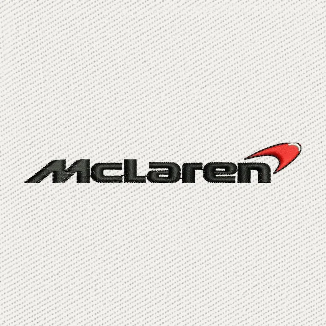 McLaren Car Logo Embroidery Design