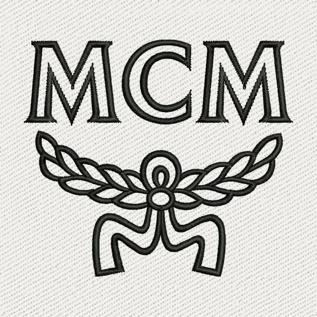 MCM Worldwide Logo Stickdatei