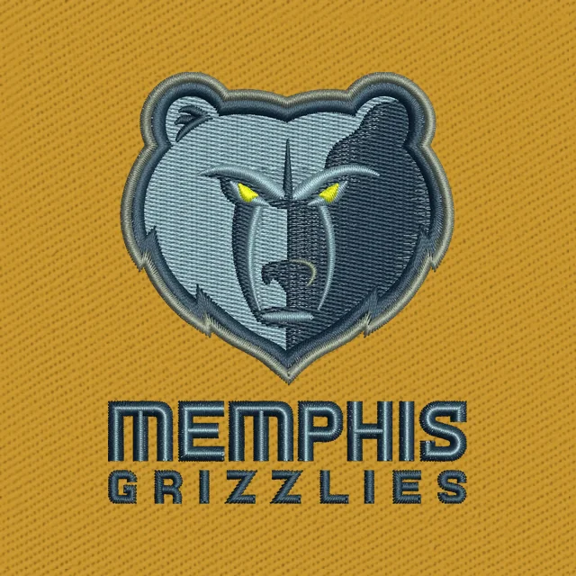 Memphis Grizzlies Logo Stickdatei