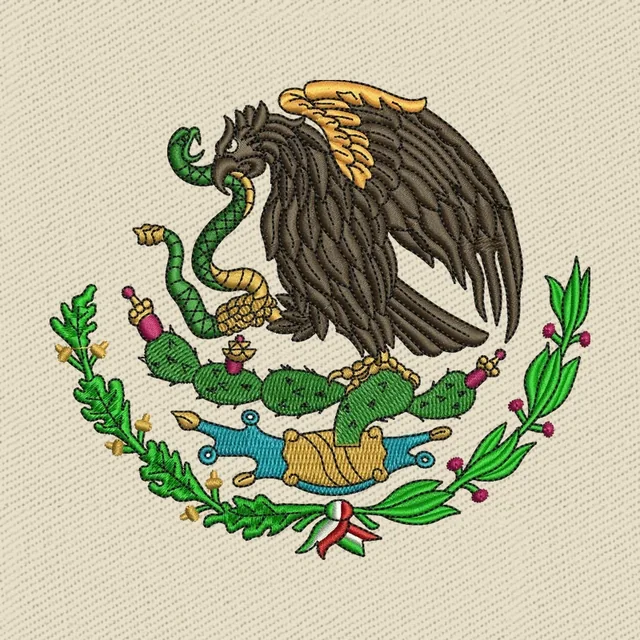Logo du drapeau du Mexique