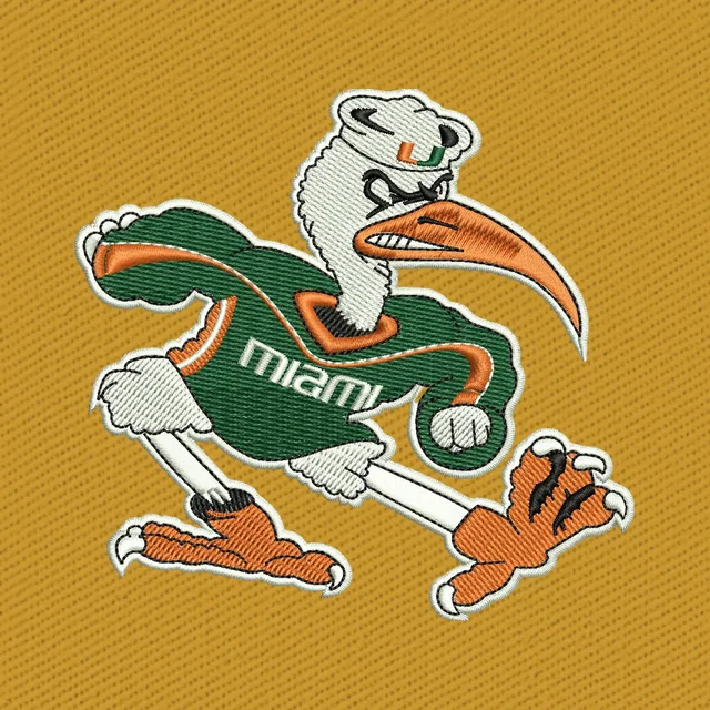 Miami Hurricanes Football Team Logo 2 Stickdatei