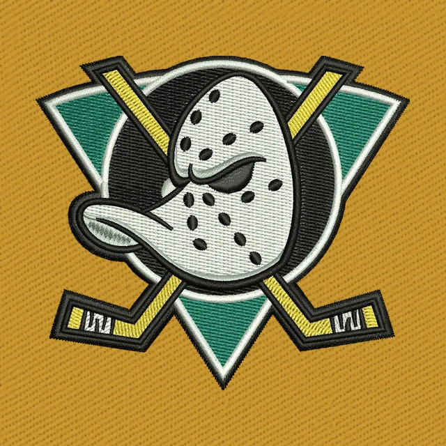 Mighty Ducks Primary Logo Stickdatei