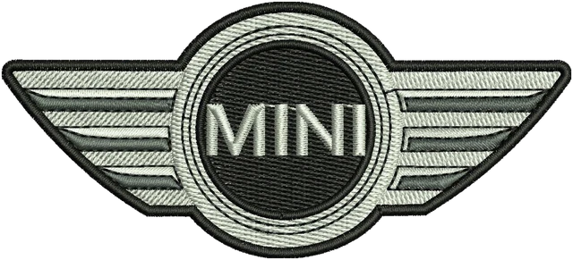 Diseño de bordado Mini logotipo de coche sobre tela