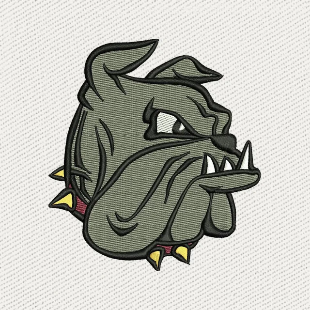 Minnesota Duluth Bulldogs Logo Stickdatei