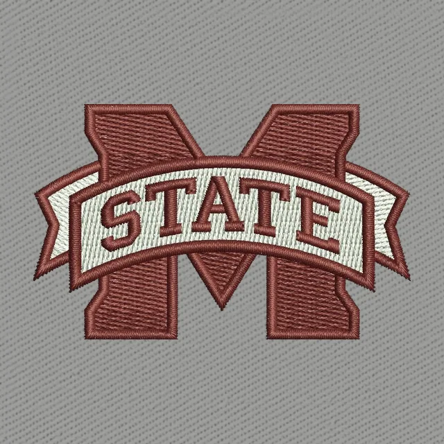 Mississippi State University Logo Stickdatei