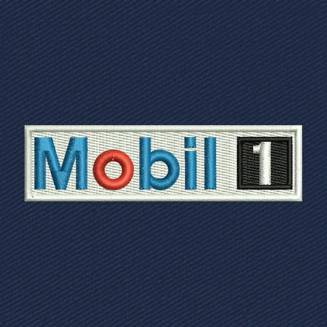 Mobil Logo 2 Embroidery Design