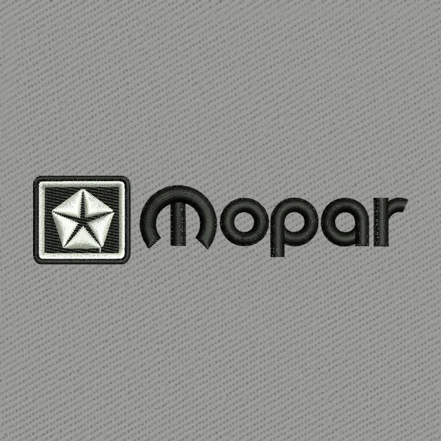 Mopar Logo 2 Embroidery Design