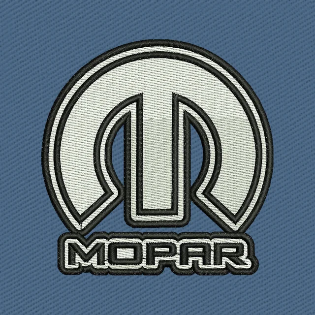 Mopar Logo 4 Embroidery Design
