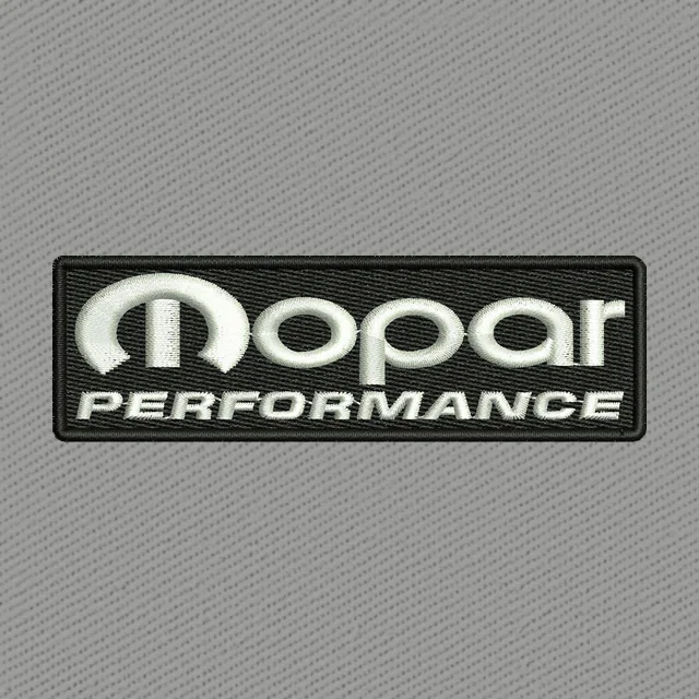 Mopar Performance Black Silver Wordmark