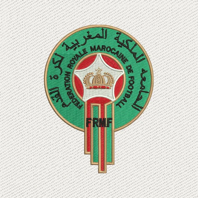 Morocco National Football Team Logo Stickdatei