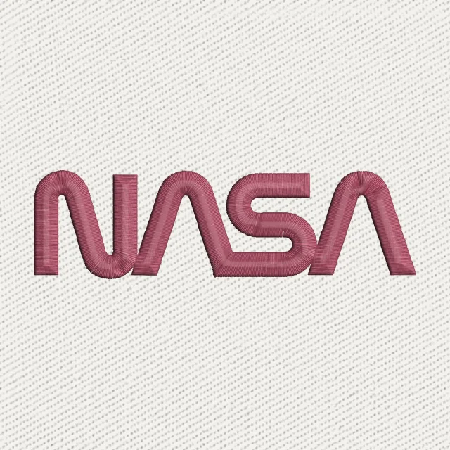 Nasa New Logo Embroidery Design