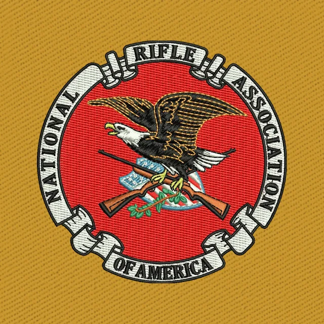 National Rifle Association Logo Embroidery Design