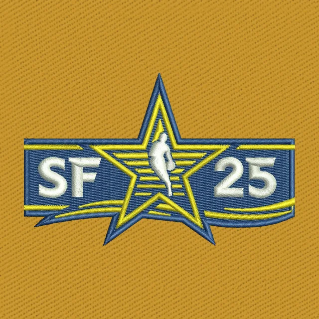 NBA All Star Game Logo Embroidery Design