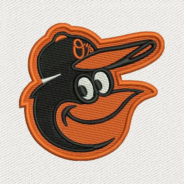 New Baltimore Orioles Logo Stickdatei