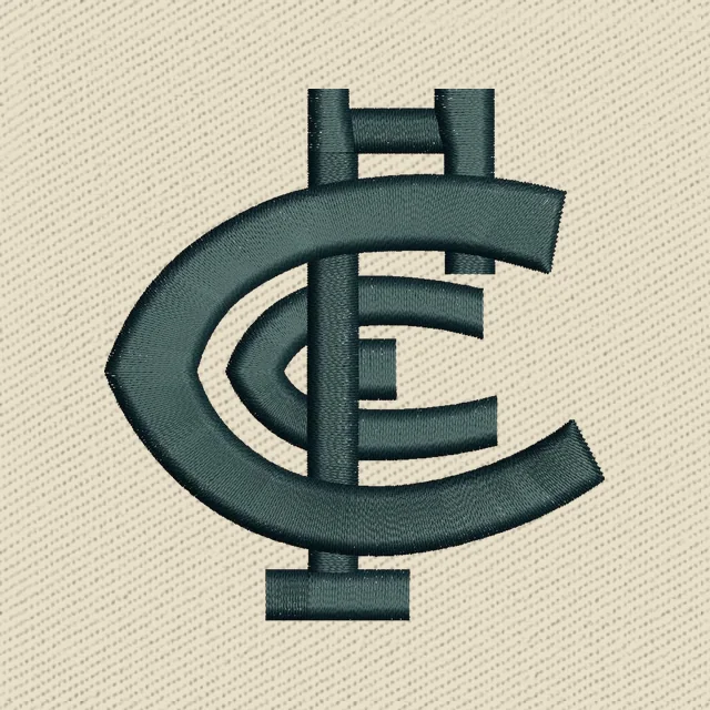 New Carlton Football Club Logo Stickdatei