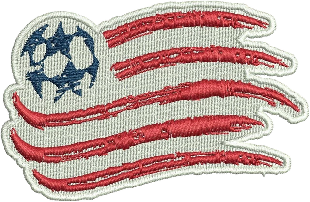 Ricamo Logo New England Revolution su tessuto