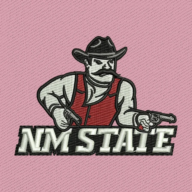 New Mexico State University Logo Stickdatei