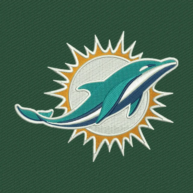 New Miami Dolphins Logo Stickdatei