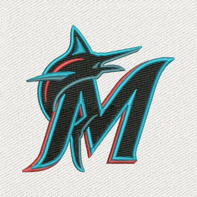 New Miami Marlins Logo Stickdatei