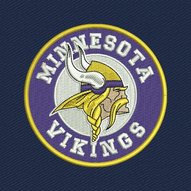 New Minnesota Vikings Logo 3 Stickdatei