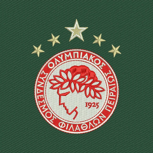 New Olympiacos Football Club Logo Stickdatei
