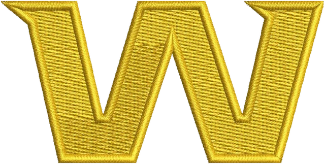 Ricamo Nuovo logo Washington Football Team su tessuto