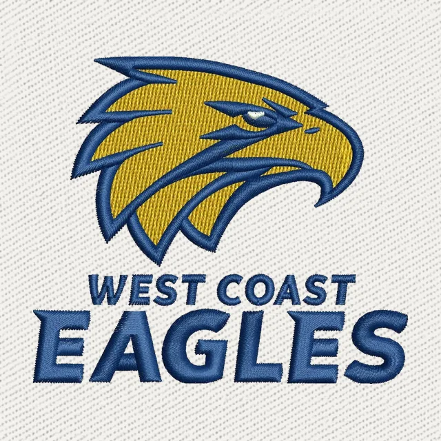 New West Coast Eagles Logo Stickdatei