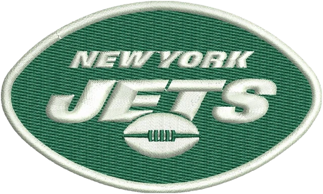 Ricamo Logo della squadra di football americano New York Jets su tessuto