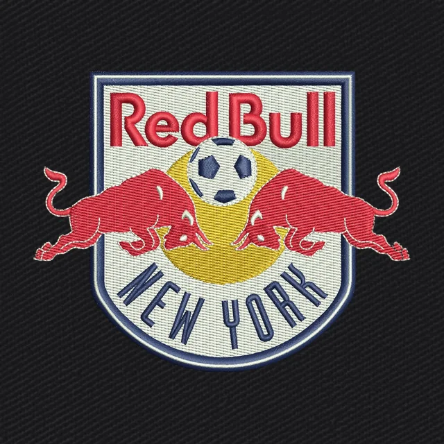 New York Red Bulls Soccer Club Logo Stickdatei