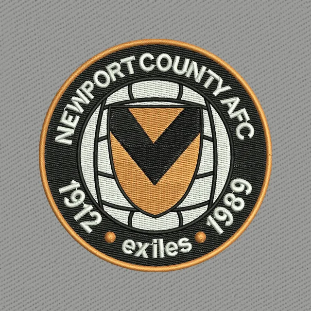 Newport County Association Football Club Logo Stickdatei