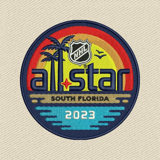 NHL All Star Game Logo 2023 Embroidery Design