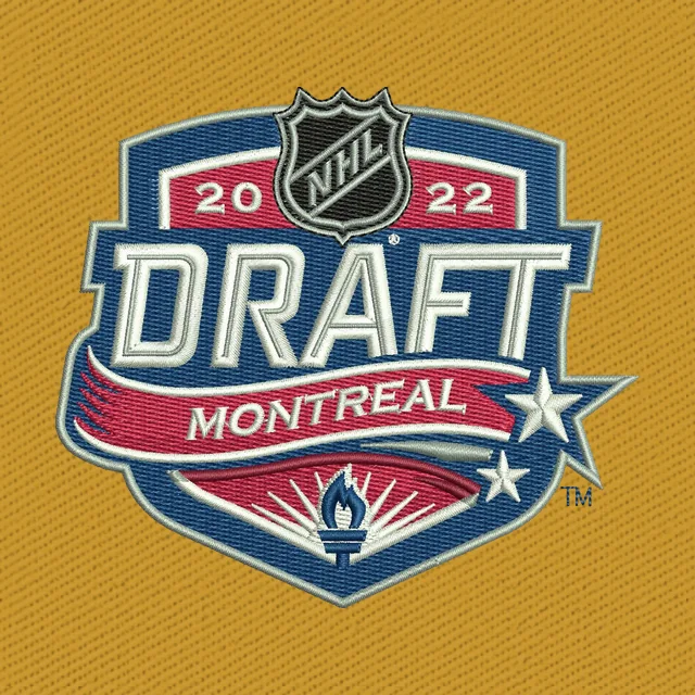 NHL Draft 2022 Montreal Schildlogo Stickdatei