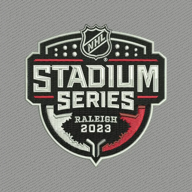 NHL Stadium Series Raleigh 2023 Abzeichen Stickdatei