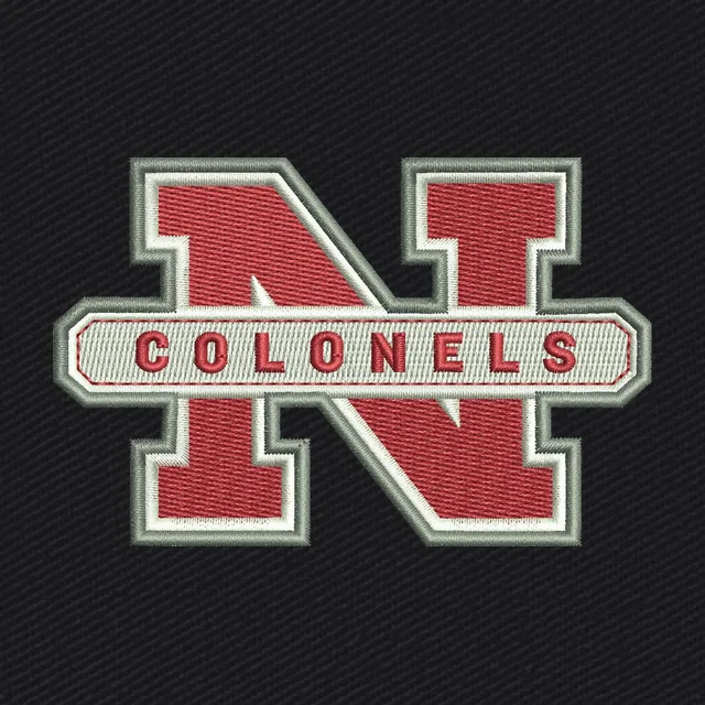 Nicholls State Colonels rotes N-Logo Stickdatei