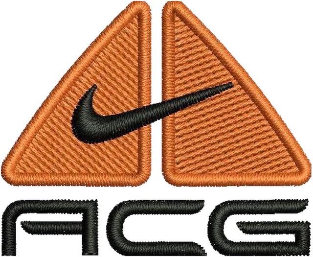 Ricamo Logo Nike ACG 2 su tessuto