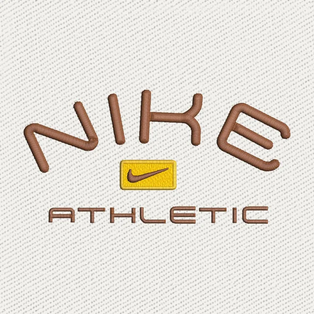 Nike Athletic Embroidery Design