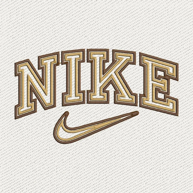 Nike Outline Embroidery Design