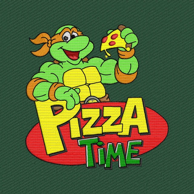 Teenage Mutant Ninja Turtles avec pizza