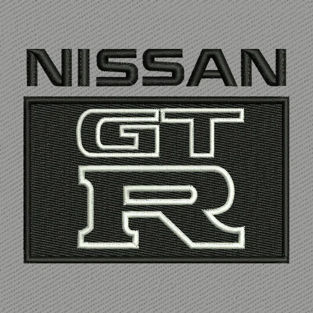 Nissan GT R Logo 3 Embroidery Design