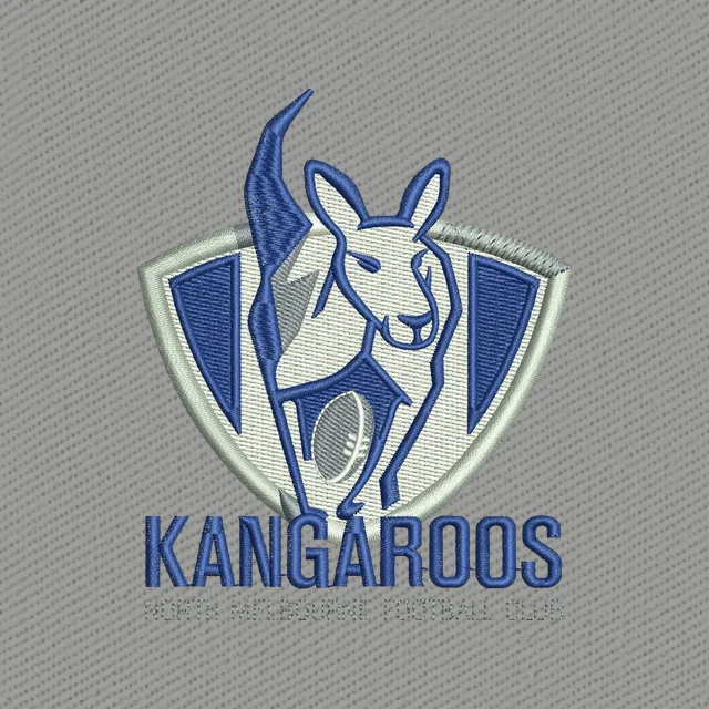 North Melbourne Football Club Logo Stickdatei