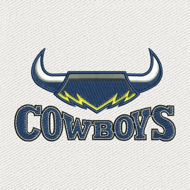 North Queensland Cowboys Logo 2 Stickdatei