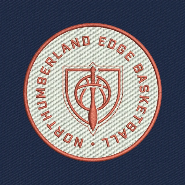 Northumberland Edge Basketball Rundlogo Stickdatei