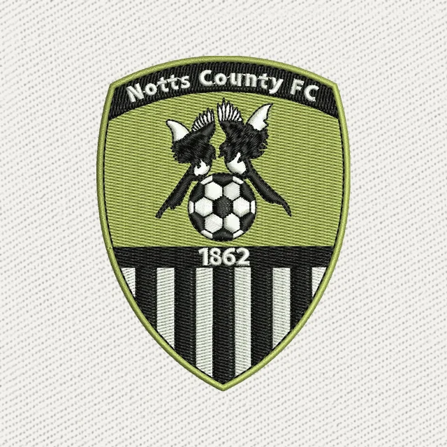 Notts County Football Club Logo Stickdatei