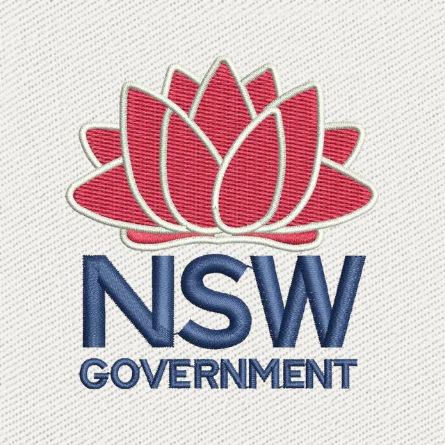 NSW Health Logo 2 Embroidery Design